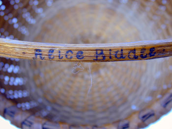 An Assembled Stacking Set of 3 Bale Handled Baskets 