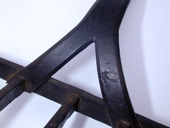 A Finely Wrought Miniature Wrought Iron Broiler