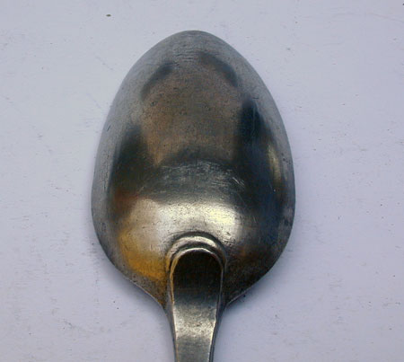 A Set of Four London Marked Export Pewter Spoons