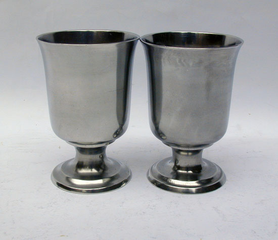 A Pair of Unmarked Boardman Short Chalices