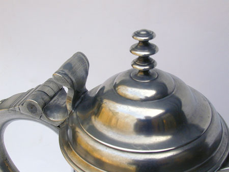 An Unmarked Boardman Flagon with Triple Tiered Finial