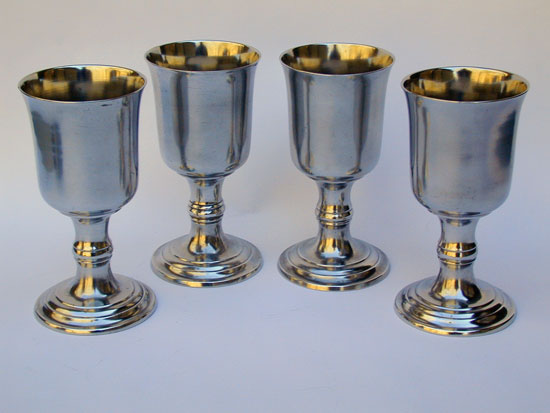 A Boardman 5 Piece Communion Service with Provenance