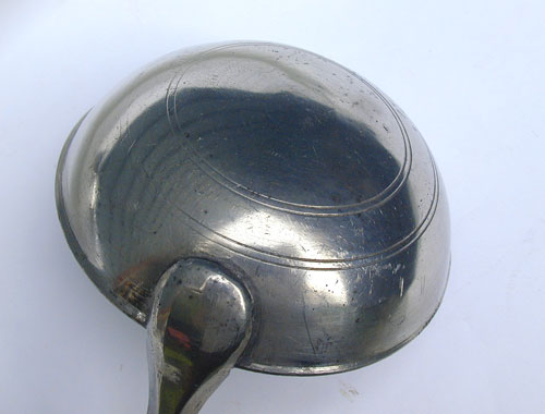 Unmarked American Pewter Ladle