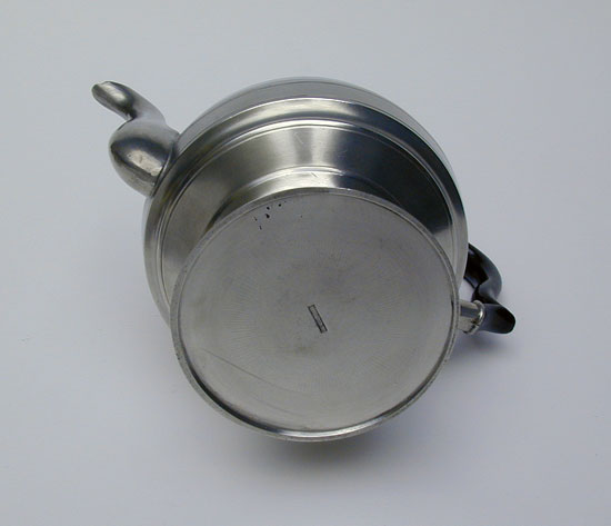 An Inverted Mold Pewter Teapot by James Putnam