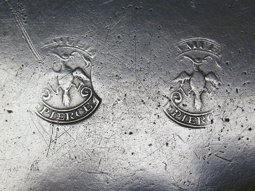 A Samuel Pierce Pewter Plate