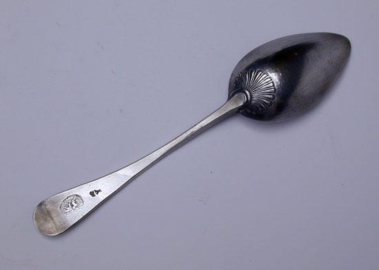 An Export Pewter Tablespoon by  Thomas & Townsend Compton