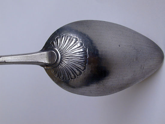 An Export Pewter Tablespoon by  Thomas & Townsend Compton