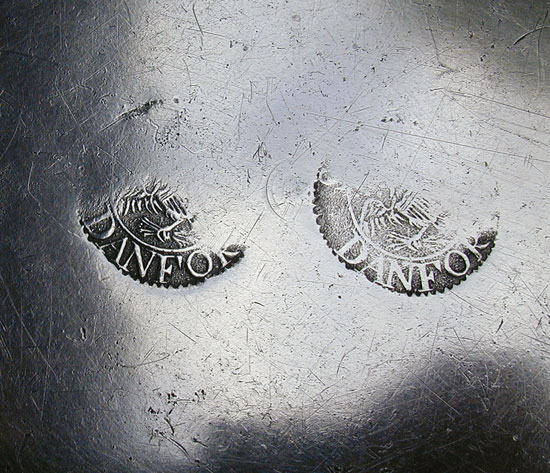 A Samuel Daforth Pewter Plate