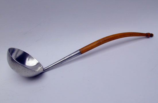 An Unmarked Stedman Pewter Ladle