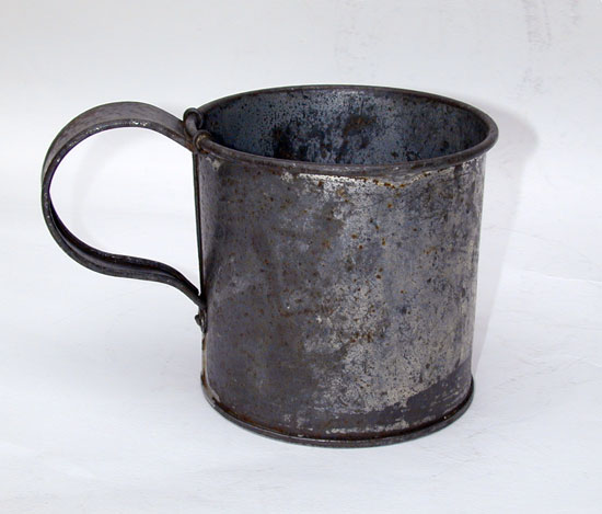 A Civil War Issue Tinned Cup