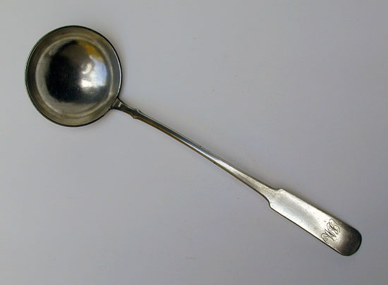 A John Palethorp Pewter Ladle