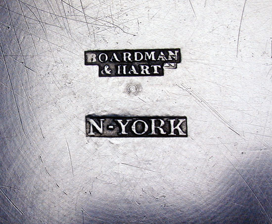 Near Mint Pewter Plate by Boardman & Hart.