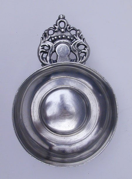 A Scarce WN New England Initial Handled Porringer