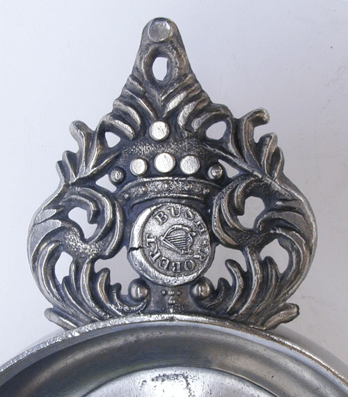 A Export Pewter Porringer by Robert Bush I