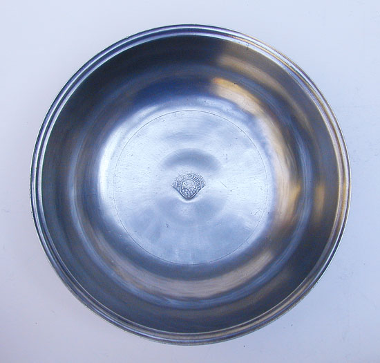 A Near Mint David  Melville Pewter Basin