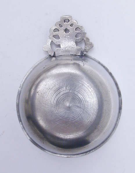 An Unmarked Old English Handle Basin Bowl Porringer