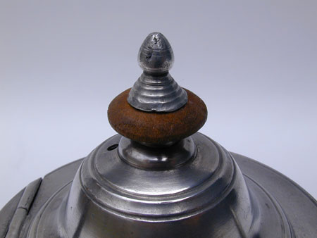 A Scarce Form Early Josiah Danforth Pewter Teapot