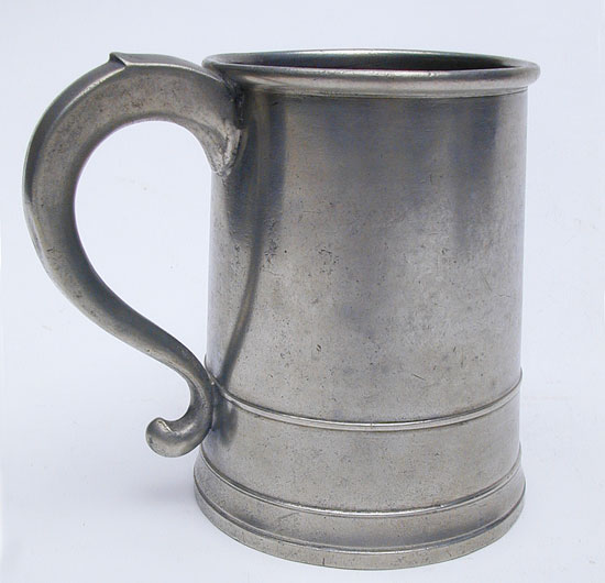 A Quart Taper Sided Mug by Thomas D. Boardman & Sherman Boardman