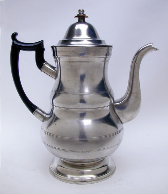 A Double Bellied Coffeepot by Boardman & Co.