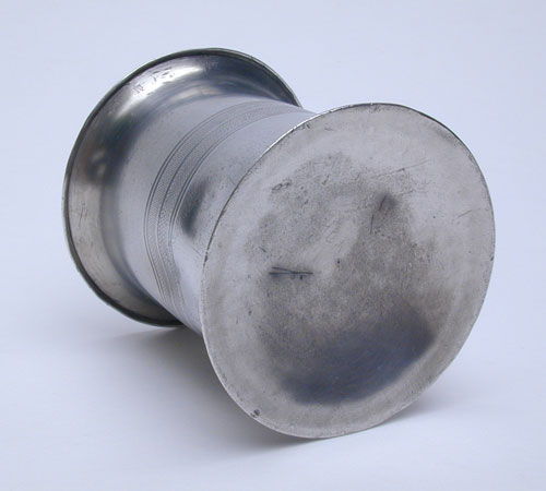 A Scarce Unmarked Trask Pewter Sander