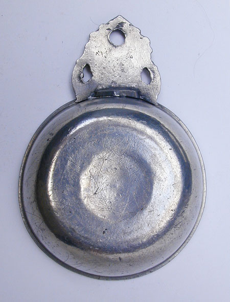 A Fleur dis lis marked Richard Lee Taster Porringer