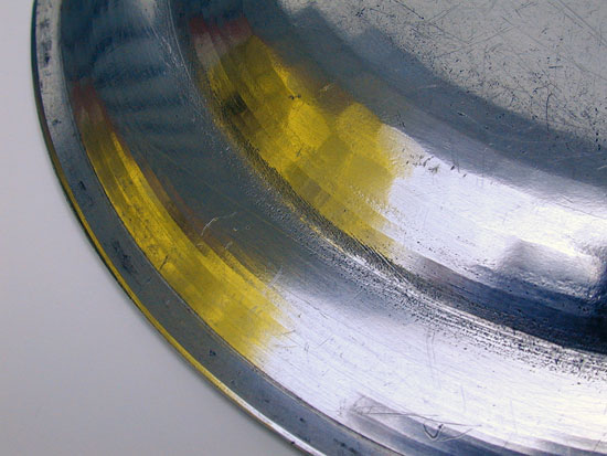 An English Export Pewter Plate by Compton