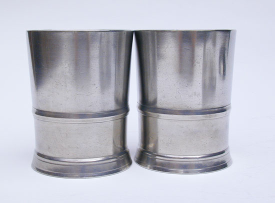 A Pair of Banded Beakers by Boardman & Hart