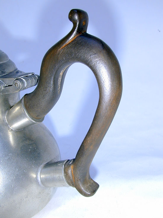 An Export English Pewter Teapot by Richard & Thomas Hale