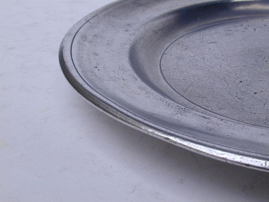 A Very Rare Pewter Plate by Jacob Eggleston