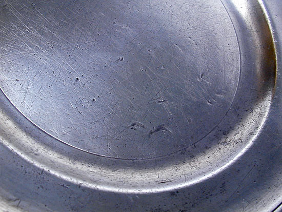A Very Rare Pewter Plate by Jacob Eggleston