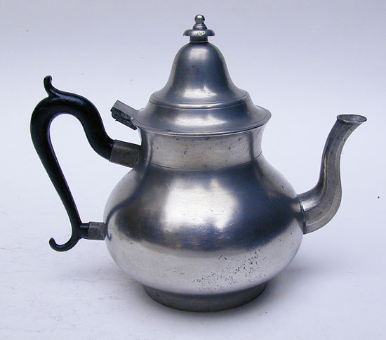 A New England Pear Form Teapot by J B Woodbury