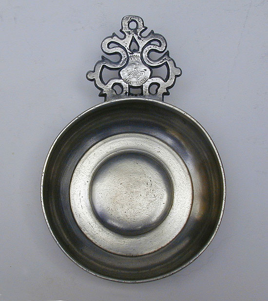 An Old English Handle Porringer by Josiah Danforth