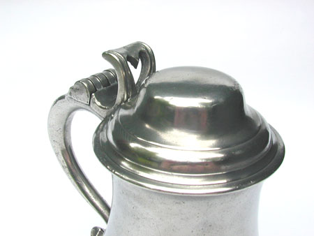 A Handsome Tulip Tankard with Heart Thumbpiece