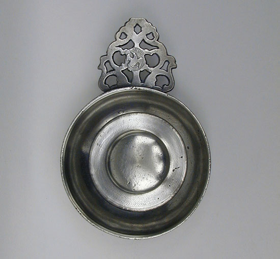 A Small Size Calder Flower Handle Porringer