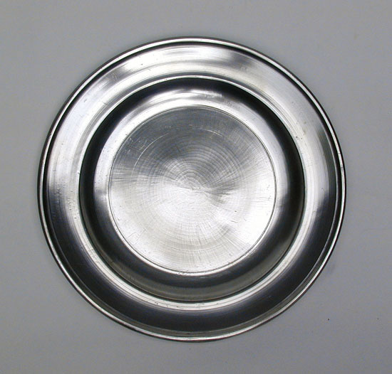 A Mint Pewter Plate by George Lightner