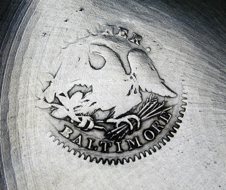 A Mint Pewter Plate by George Lightner