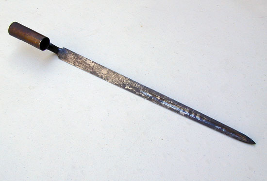 A 1808 Period Musket Bayonet